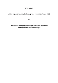 Harnessing Emerging Technologies: the Cases of Artificial Intelligence and Nanotechnology”