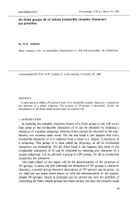 On Finite Groups All of Whose Irreducible Complex Characters Are Primitive