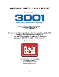 Ground Control Survey Report
