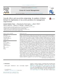 Cascade Effects and Sea-Urchin Overgrazing: an Analysis of Drivers Behind the Exploitation of Sea Urchin Predators for Management Improvement