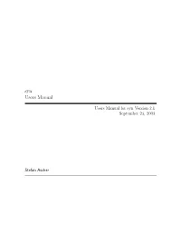 Syn Users Manual