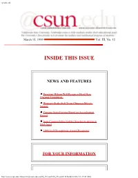 Inside This Issue