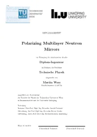 Polarizing Multilayer Neutron Mirrors