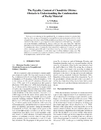 The Fayalite Content of Chondritic Olivine: Obstacle to Understanding the Condensation of Rocky Material