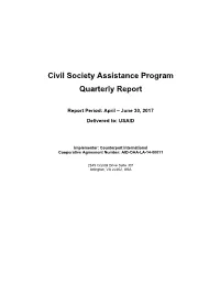 CSA Program QR Jan-Mar 2015