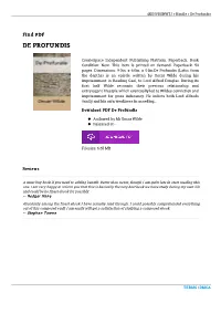 Get PDF De Profundis