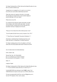 The Project Gutenberg Etext of Walter Scott and the Border Minstrelsy, by Lang #34 in Our Series by Andrew Lang