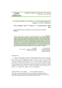 An Action Research in Science: Providing Metacognitive Support to Year 9 Students