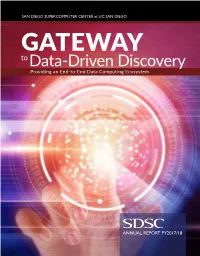 Data-Driven Discovery Providing an End-To-End Data Computing Ecosystem