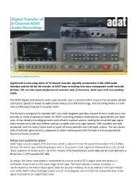 Direct Digital Copy of ADAT Tapes