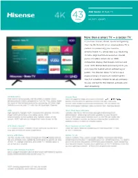 More Than a Smart TV — a Better TV