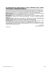 Notice of Making