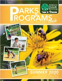 Summer 2020 Parks and Programs Guide