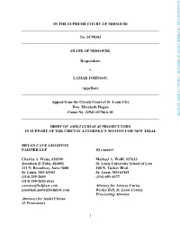 Amici Brief of 45 Prosecutors in SC98303
