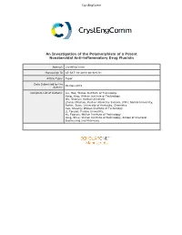 An Investigation of the Polymorphism of a Potent Nonsteroidal Anti-Inflammatory Drug Flunixin
