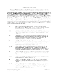 Cadmium Publications Rejected As Not Acceptable for Plants and Invertebrates