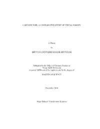 Cartoon Noir: a Comparative Study of Visual Parody
