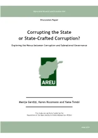 Corrupting the State Or State-Crafted Corruption?