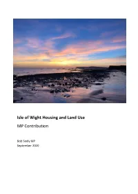 Isle of Wight Housing and Land Use MP Contribution