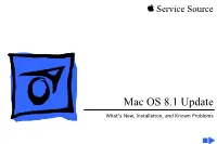 Mac OS 8.1 Update