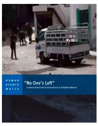 “No One's Left” Summary Executions by Syrian Forces in Al-Bayda