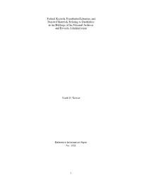 Records Related to Disabilities