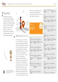 Wayanad Travel Guide - Page 1