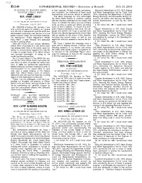 CONGRESSIONAL RECORD— Extensions of Remarks E1140 HON