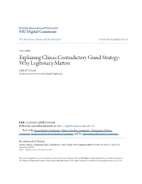 Explaining China's Contradictory Grand Strategy: Why Legitimacy Matters Lukas K