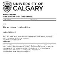 Myths, Dreams and Realities