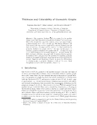 Thickness and Colorability of Geometric Graphs