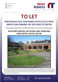 To Let Prestigious Self Contained Office Suite with Ample Car Parking on The