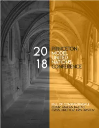 Fall of Constantinople] Pmunc 2018 ​ ​ Contents