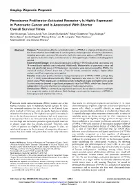 Peroxisome Proliferator-Activated Receptor ; Is Highly Expressed In