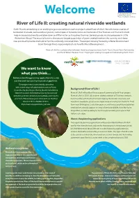 River of Life II: Creating Natural Riverside Wetlands
