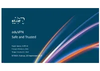 Eduvpn Safe and Trusted