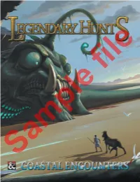 Legendary Hunts: Coastal Encounters