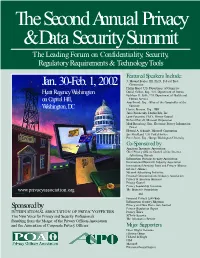 The Second Annual Privacy & Data Security Summit