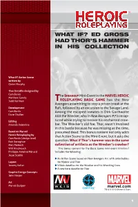 What If? Ed Gross Had Thor's Hammer in His Collection