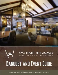 Banquet and Event Guide
