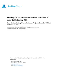 Finding Aid for the Stuart Hoffius Collection of Records Collection