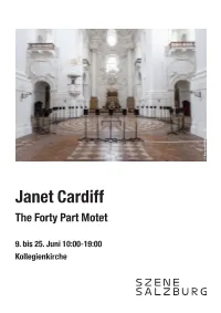 Janet Cardiff