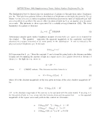 Surface Brightness Profiles