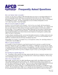 Frequently Asked Questions