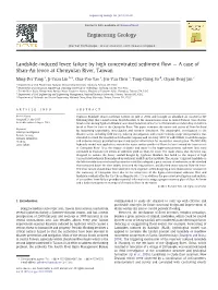 Landslide-Induced Levee Failure by High Concentrated Sediment Flow