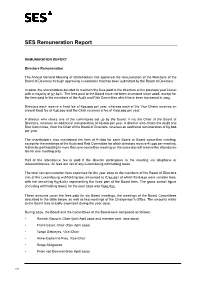 SES Remuneration Report