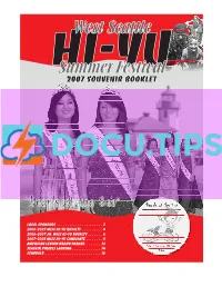 2007 Hi-Yu Summer Festival Souvenir Book