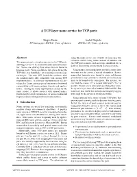 A TCP-Layer Name Service for TCP Ports
