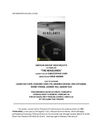 Announcing the HEADLANDS at LCT3