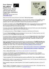 Blueflint ‘Stories from Home’ Johnny Rock Records Proper Music Distribution (JOROCK 021) Release Date: Mon 30Th March 2015